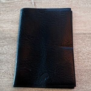 Mulberry Black Leather Passport Holder